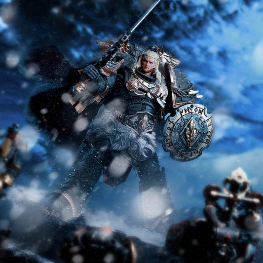 Replacement Cape for 1/18 Action Figure, Custom Cloak for Leman Russ Space Wolves