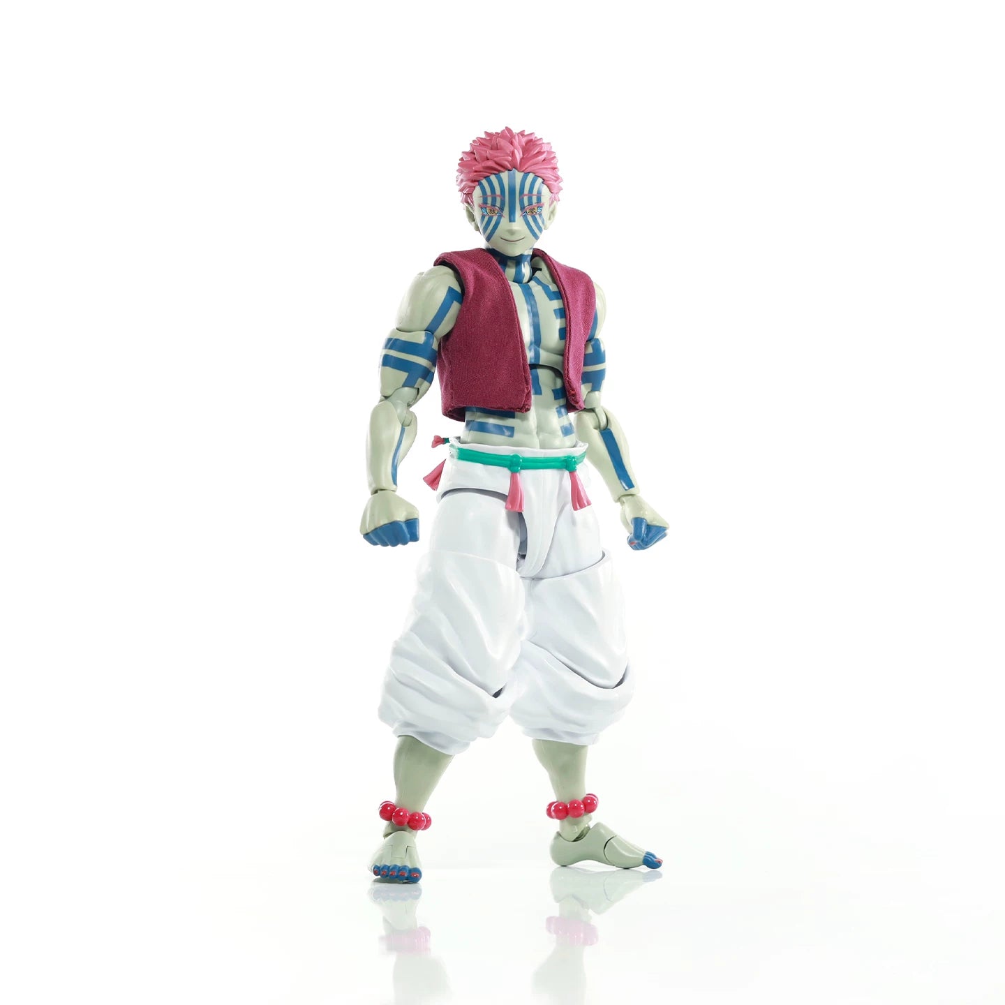 Replacement Vest for 1/12 Action Figure, Soft Goods Outfit for Akaza Demon Slayer