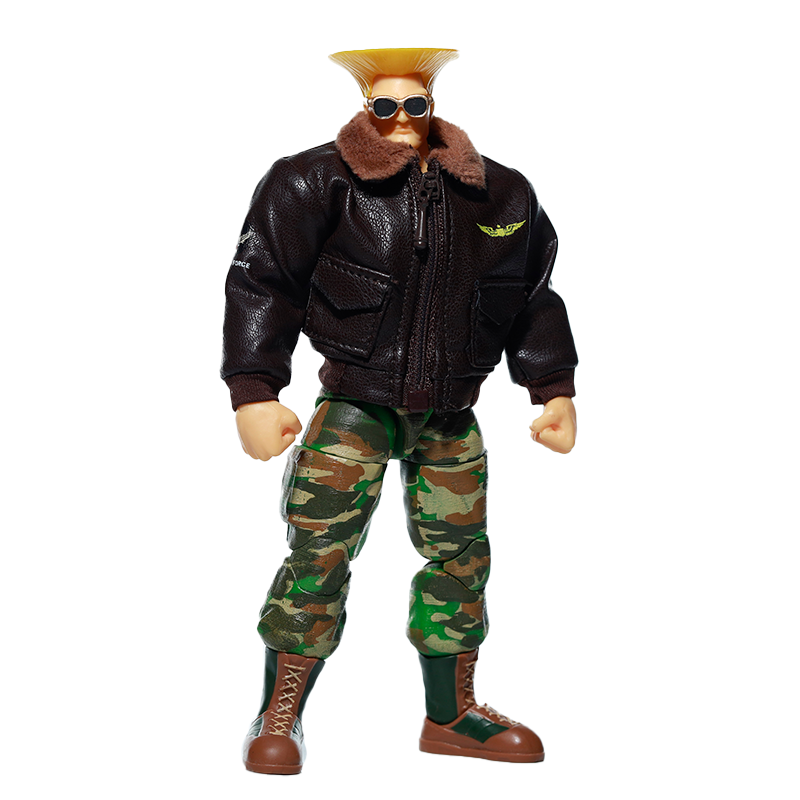 Replacement Cloth Outfit for 1/12 Action Figure, Soft Goods Uniform for Guile Street Fighter II
