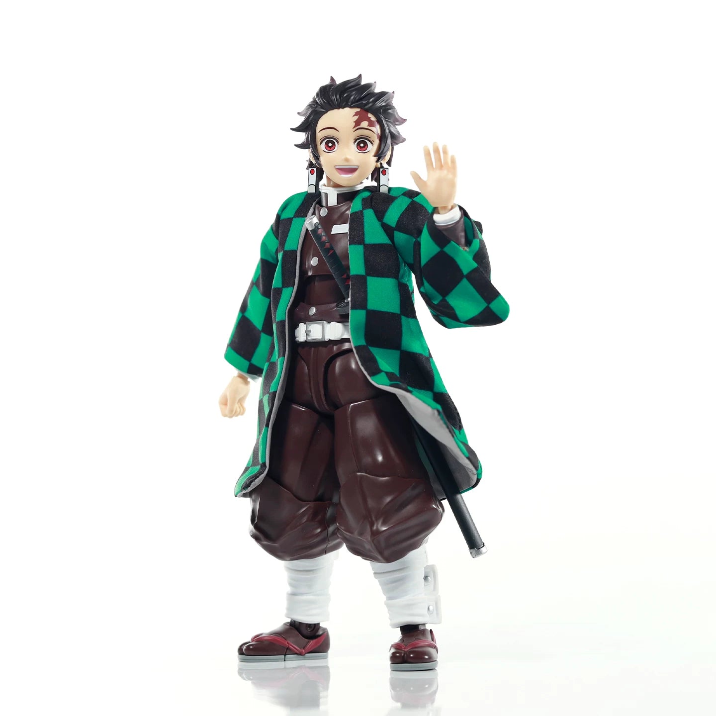 Replacement Haori for 1/12 Action Figure, Soft Goods Cloak for Tanjiro Kamado Demon Slayer