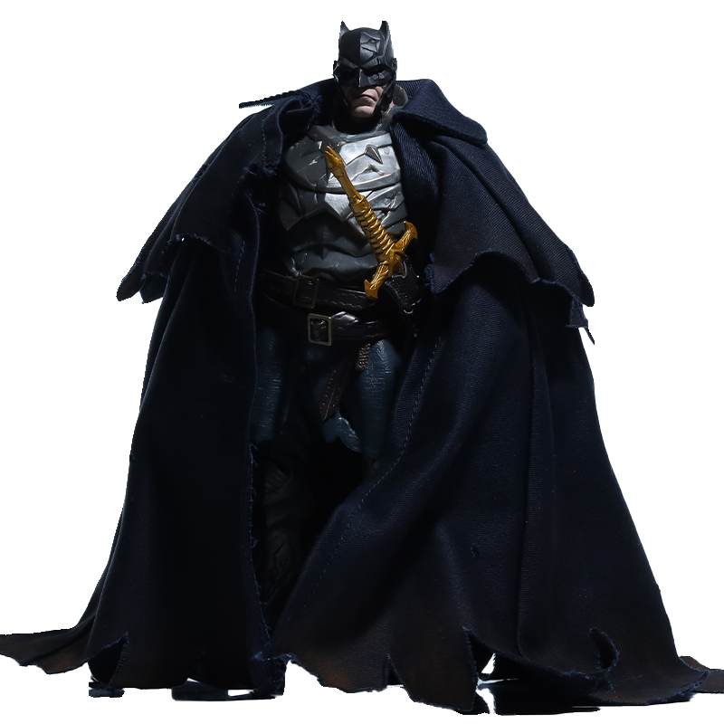 Replacement Cape for 7 Inch Action Figure, Soft Goods Custom Cloak for Medieval Batman DC Figure