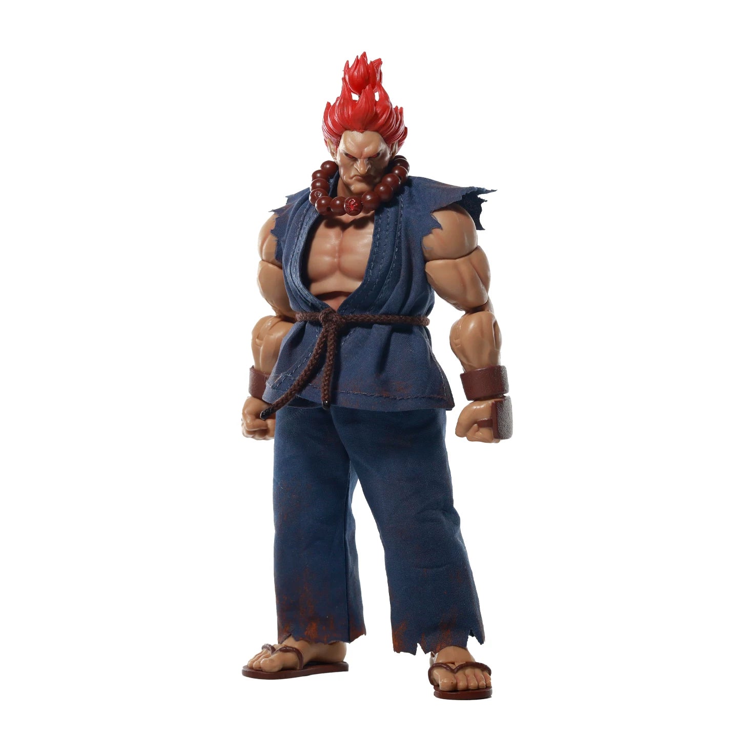 Replacement Cloth Set for 1/12 Action Figure, Soft Goods Gi Outfit for Akuma Street Fighter II