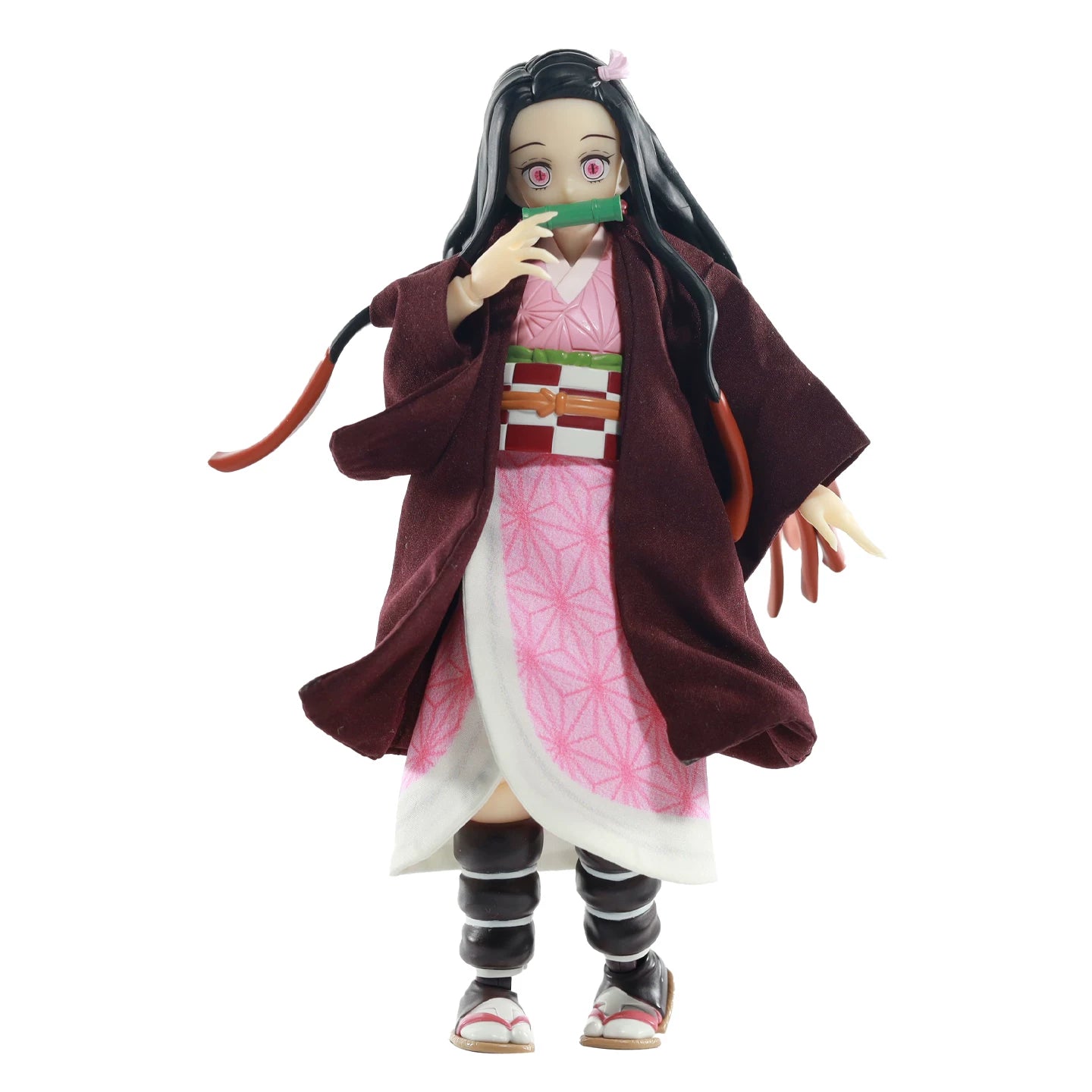 Replacement Haori & Skirt Set for 1/12 Action Figure, Soft Goods Outfit for Nezuko Kamado Demon Slayer
