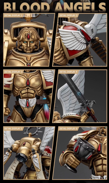 Blood Angels The Sanguinor with Encarmine Broadsword