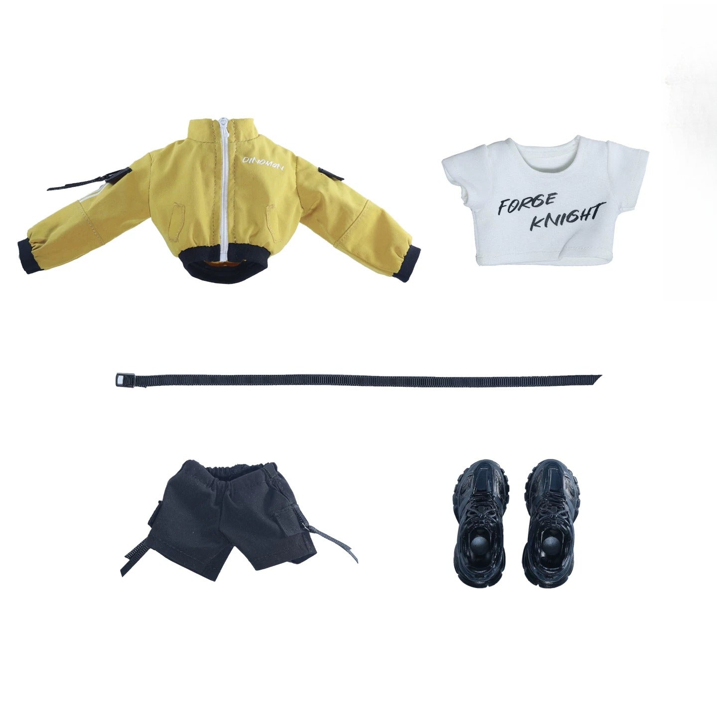 Replacement Outfit for 1/12 Action Figure, Soft Goods Clothes for Ceratopsian Dinosaur Figure