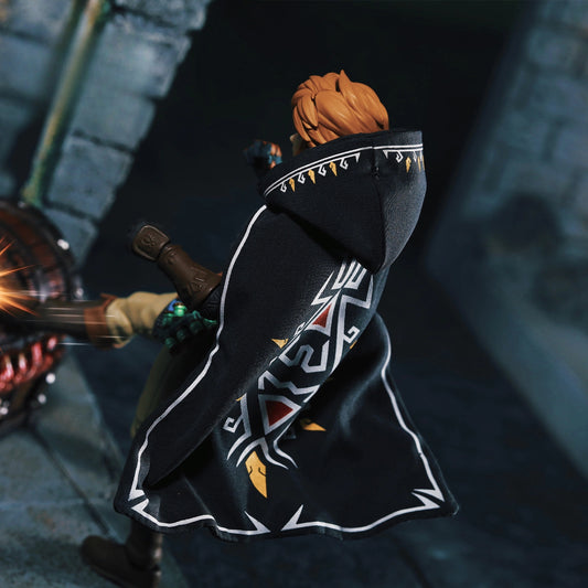 Replacement Cape for 1/12 Action Figure, Soft Goods Cloak for Link Tears of the Kingdom