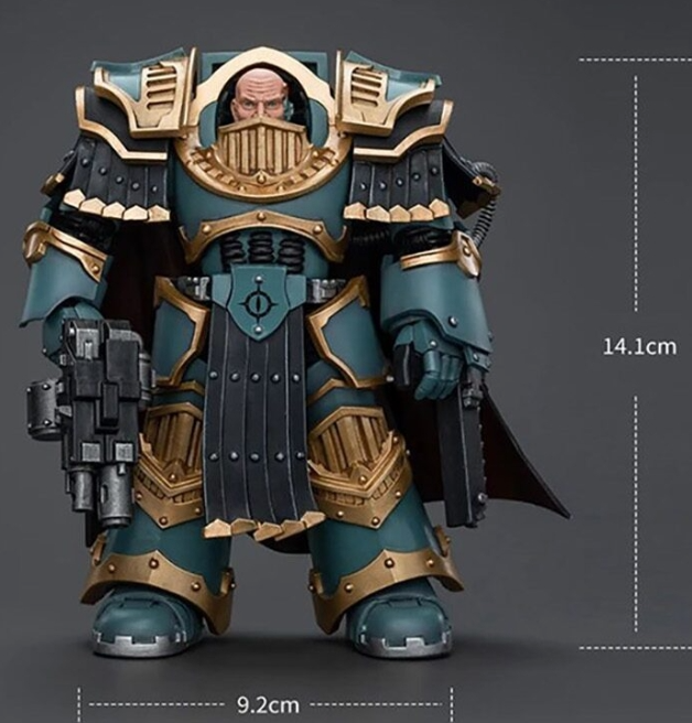 The son of Horus, the consul wearing the Iron Cavalry Terminator armor