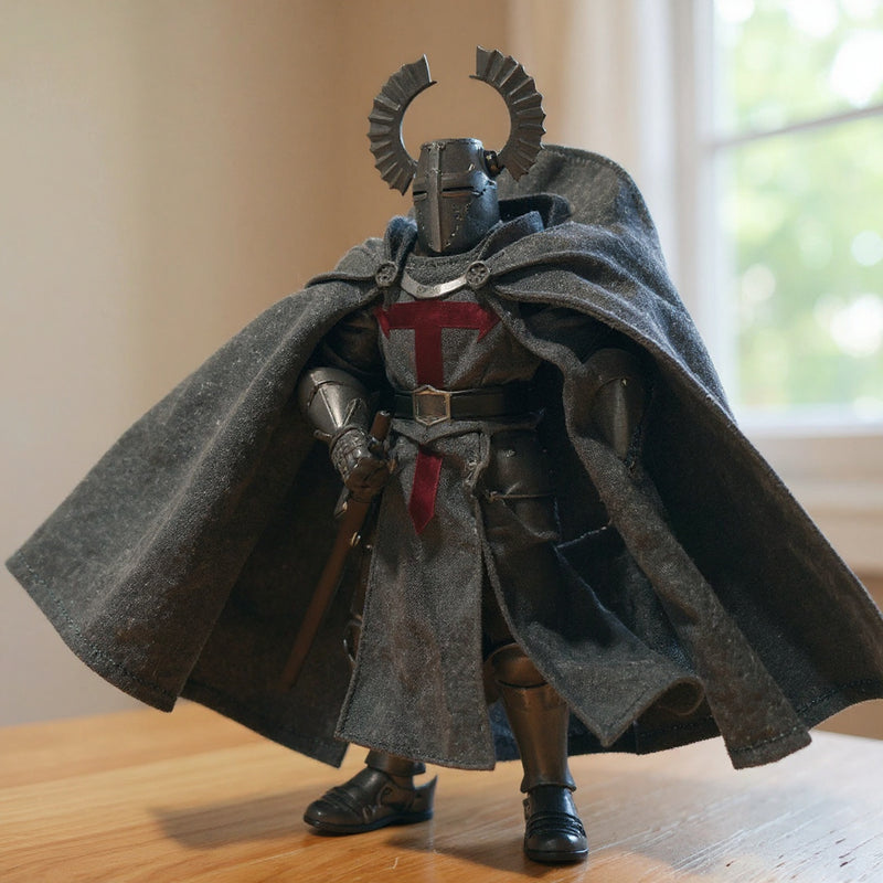 black knight cosplay cape action figure hero image