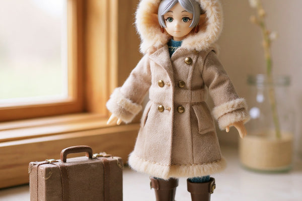 1/12 scale winter coat for action figure hero image