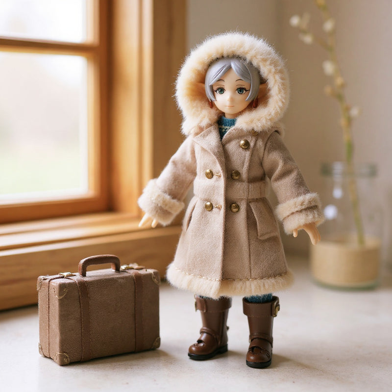 1/12 scale winter coat for action figure hero image