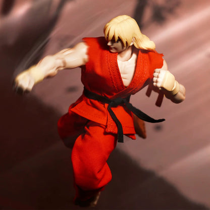 Replacement Cloth Set for 1/12 Action Figure, Soft Goods Outfit for Ryu Ken Street Fighter Alpha 3