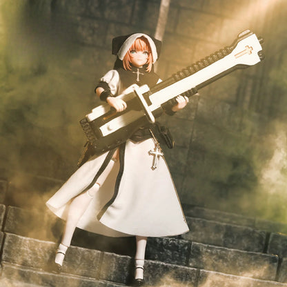 Replacement Cloth Set for 1/12 Action Figure, Soft Goods Sister Outfit for Muse Asdo 6.2 Inch