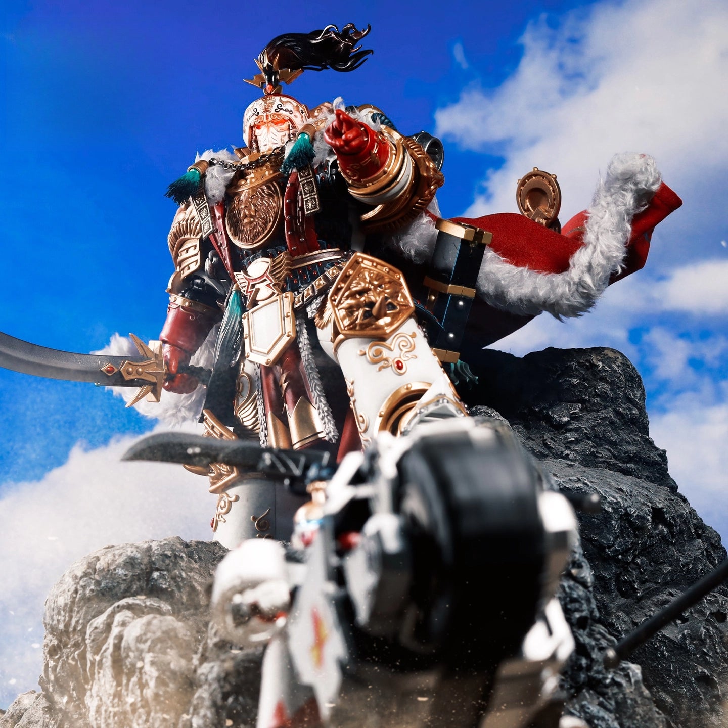 Replacement Cape for 1/18 Action Figure, Custom Cloak for Jaghatai Khan White Scars
