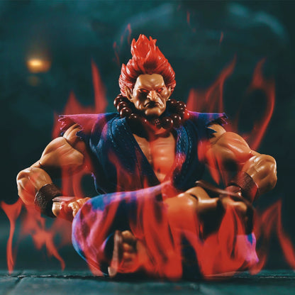 Replacement Cloth Set for 1/12 Action Figure, Soft Goods Gi Outfit for Akuma Street Fighter II
