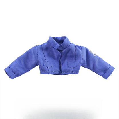 Replacement Soft Goods Jacket for 1/12 Action Figure, Trunks Denim Outfit for Dragon Ball Z