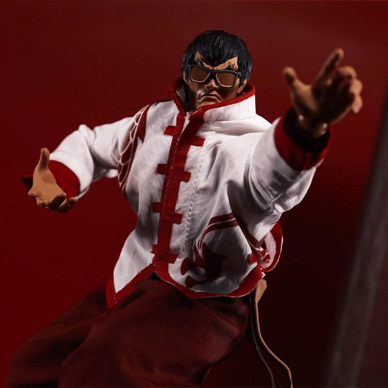Replacement Accessory Set for 1/12 Action Figure, Soft Goods Costume for Street Fighter II Figure
