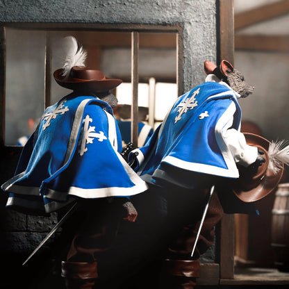 Replacement Cape for 1/12 Action Figure, Soft Goods Cloak for Rat King Musketeer