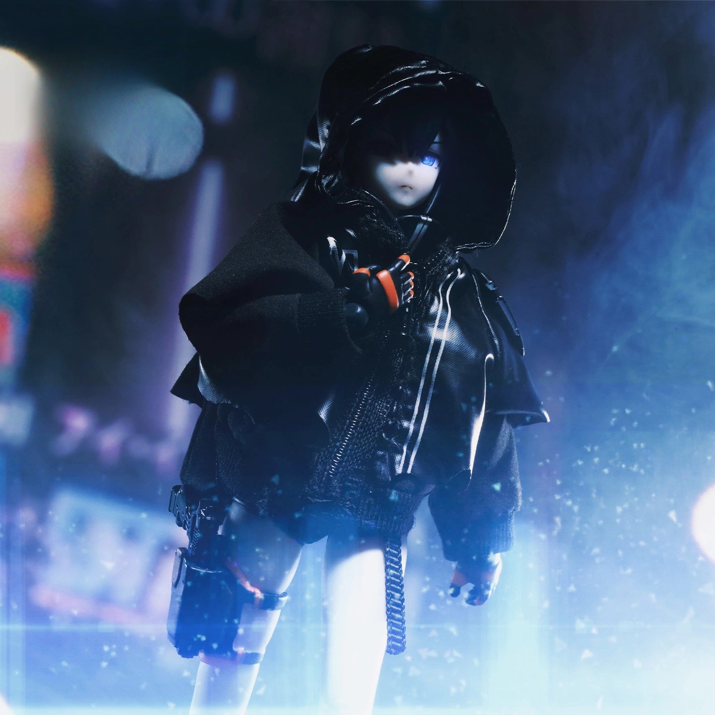 Replacement Cloth Set for 1/12 Action Figure, Soft Goods Outfit for Black Rock Shooter 6 Inch