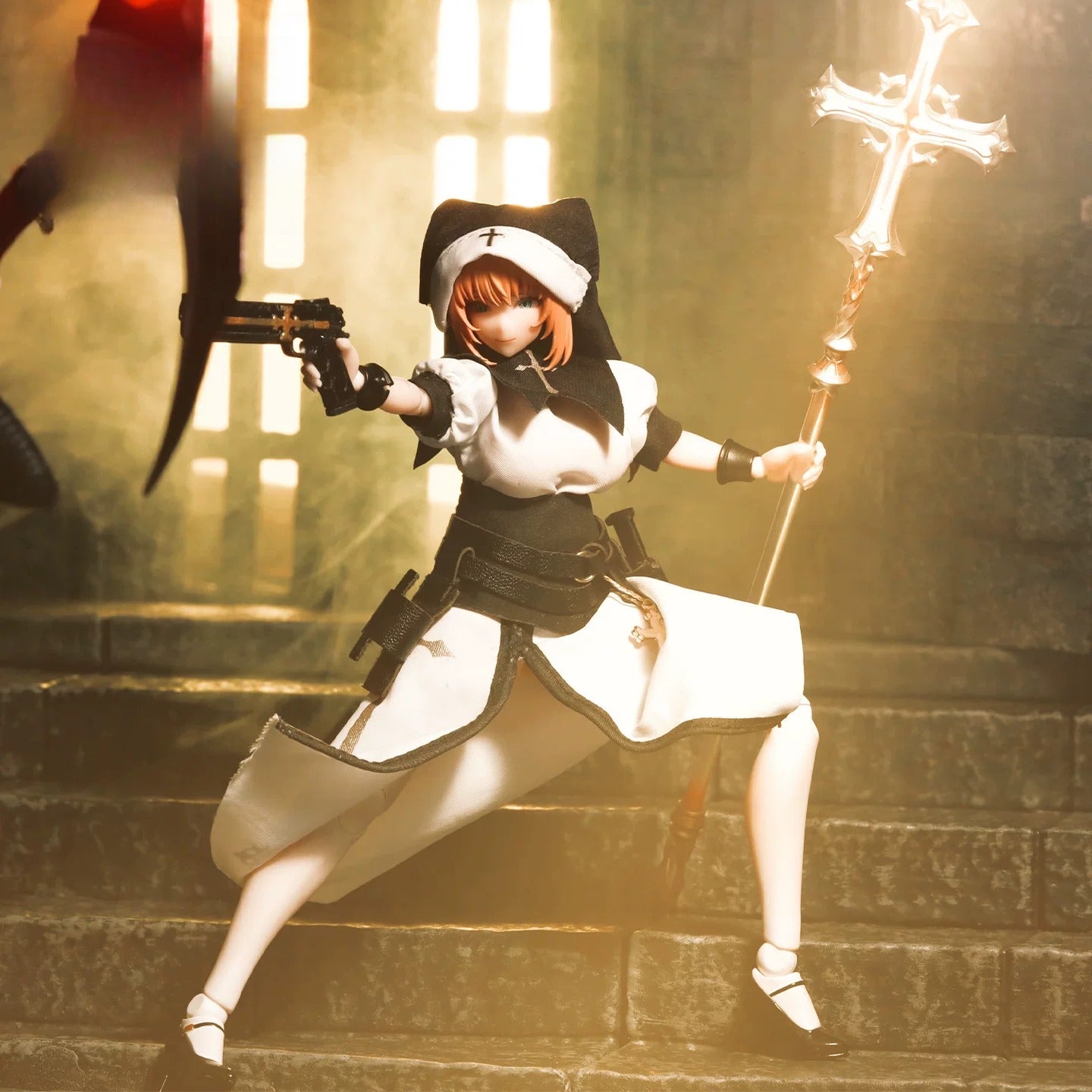 Replacement Cloth Set for 1/12 Action Figure, Soft Goods Sister Outfit for Muse Asdo 6.2 Inch