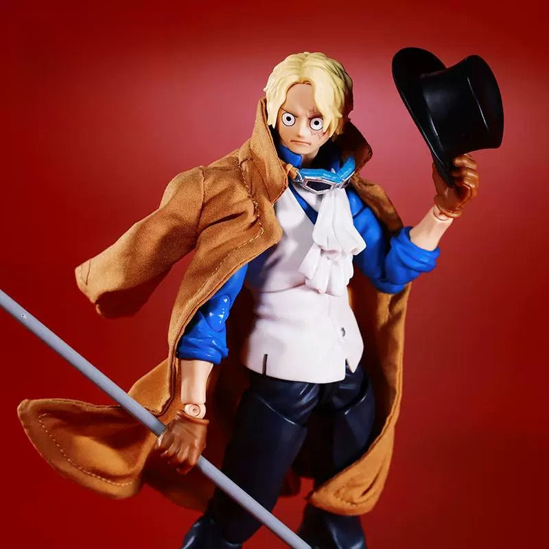 Replacement Coat for 1/12 Action Figure, Soft Goods Cloak for Sabo One Piece