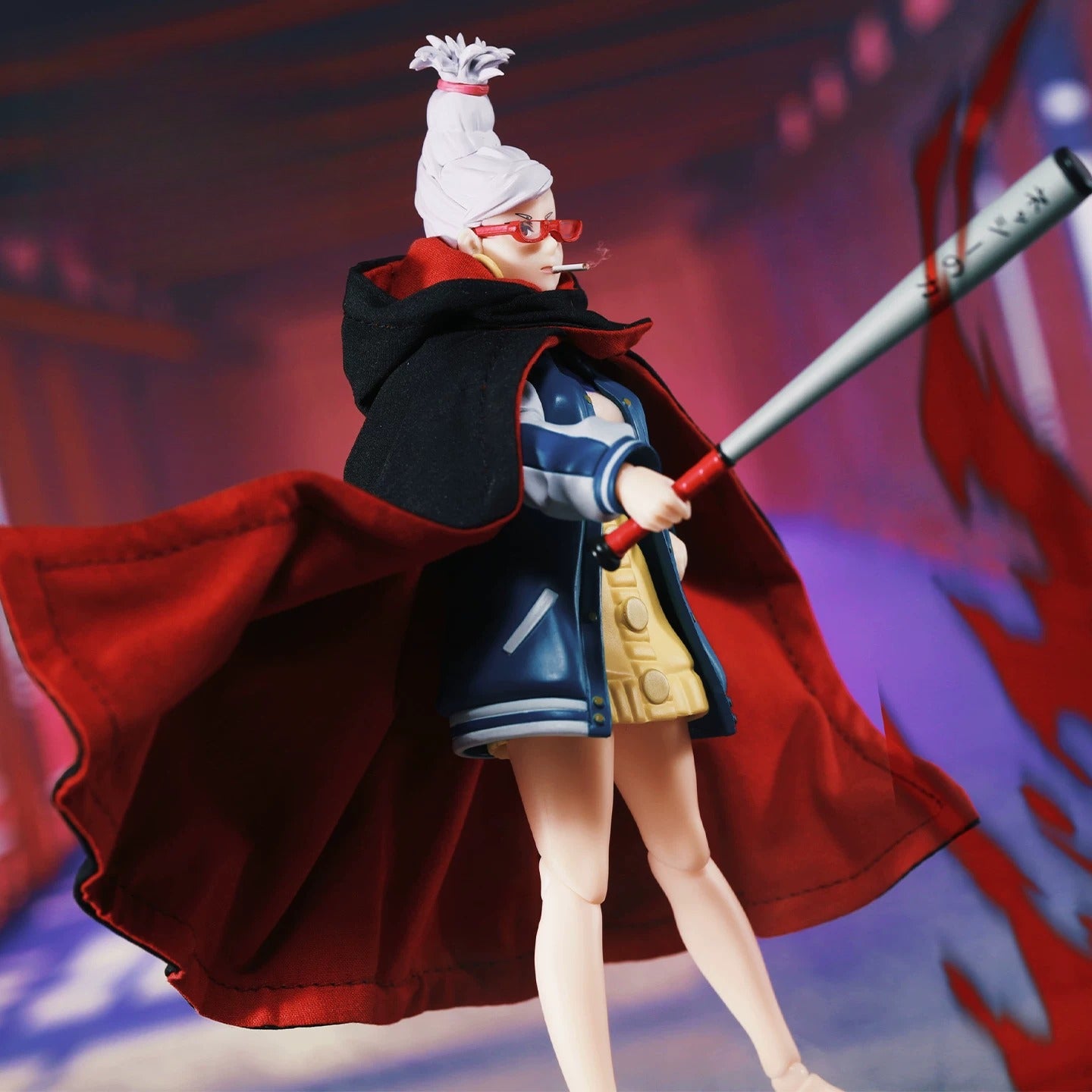 Replacement Cape for 1/12 Action Figure, Soft Goods Cloak for Seiko Dandadan