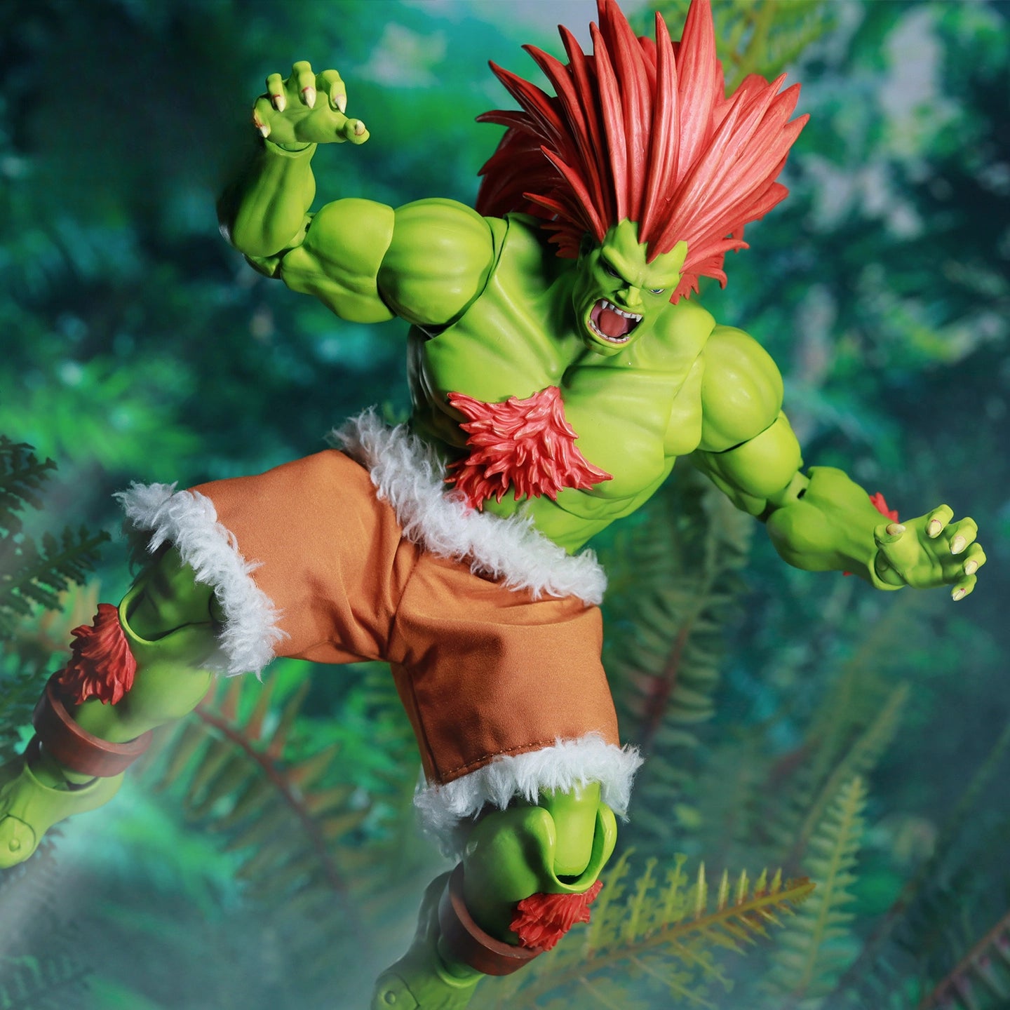 Replacement Cape for 1/12 Action Figure, Soft Goods Cloak for Blanka Street Fighter 7.5 Inch