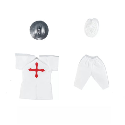 Replacement Cape Set for 1/12 Action Figure, Soft Goods Cloak for Crusader Archer