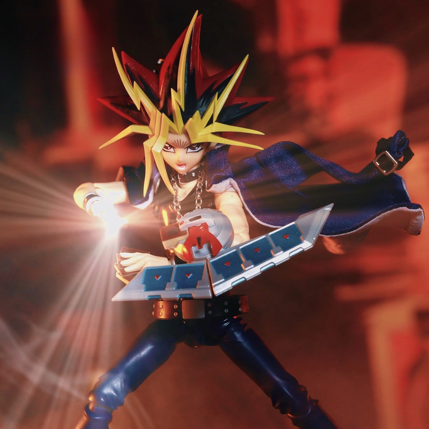 Replacement Cape for 1/12 Action Figure, Soft Goods Cloak for Yami Yugi 6.3 Inch Figure