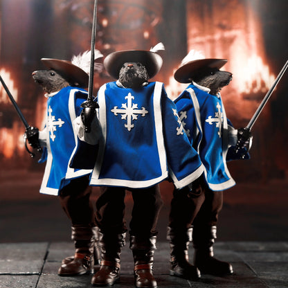 Replacement Cape for 1/12 Action Figure, Soft Goods Cloak for Rat King Musketeer