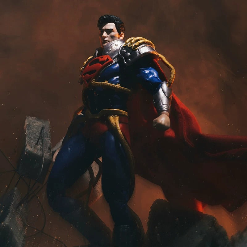 Replacement Cape for 7 Inch Action Figure, Soft Goods Custom Cloak for Superboy-Prime DC Multiverse Figure
