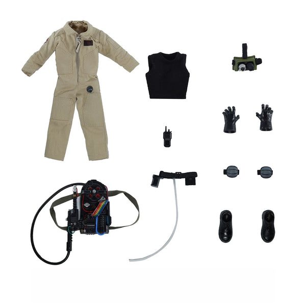 Replacement Cloth Set for 1/12 Action Figure, Ghostbusters Style Costume for Skeleton