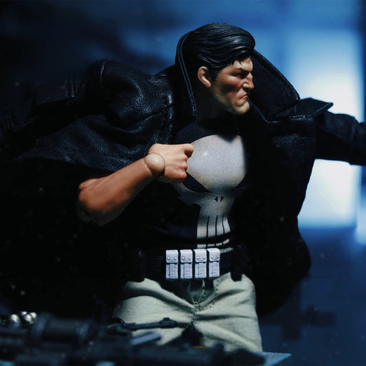 Replacement Trench Coat for 1/12 Action Figure, Soft Goods Coat for Punisher 6 Inch Male Body