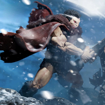 Replacement Cape for 1/12 Action Figure, Faux Fur Cloak for Zodd Berserk