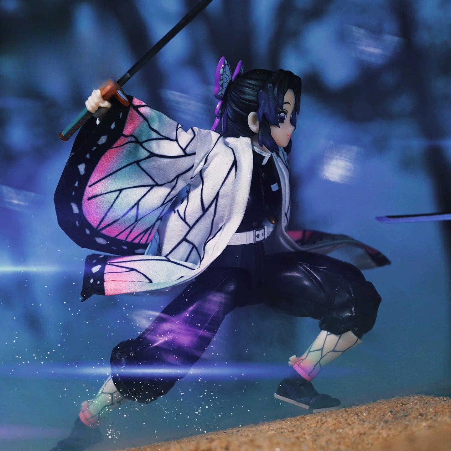 Replacement Haori for 1/12 Action Figure, Soft Goods Cloak for Shinobu Kocho Demon Slayer