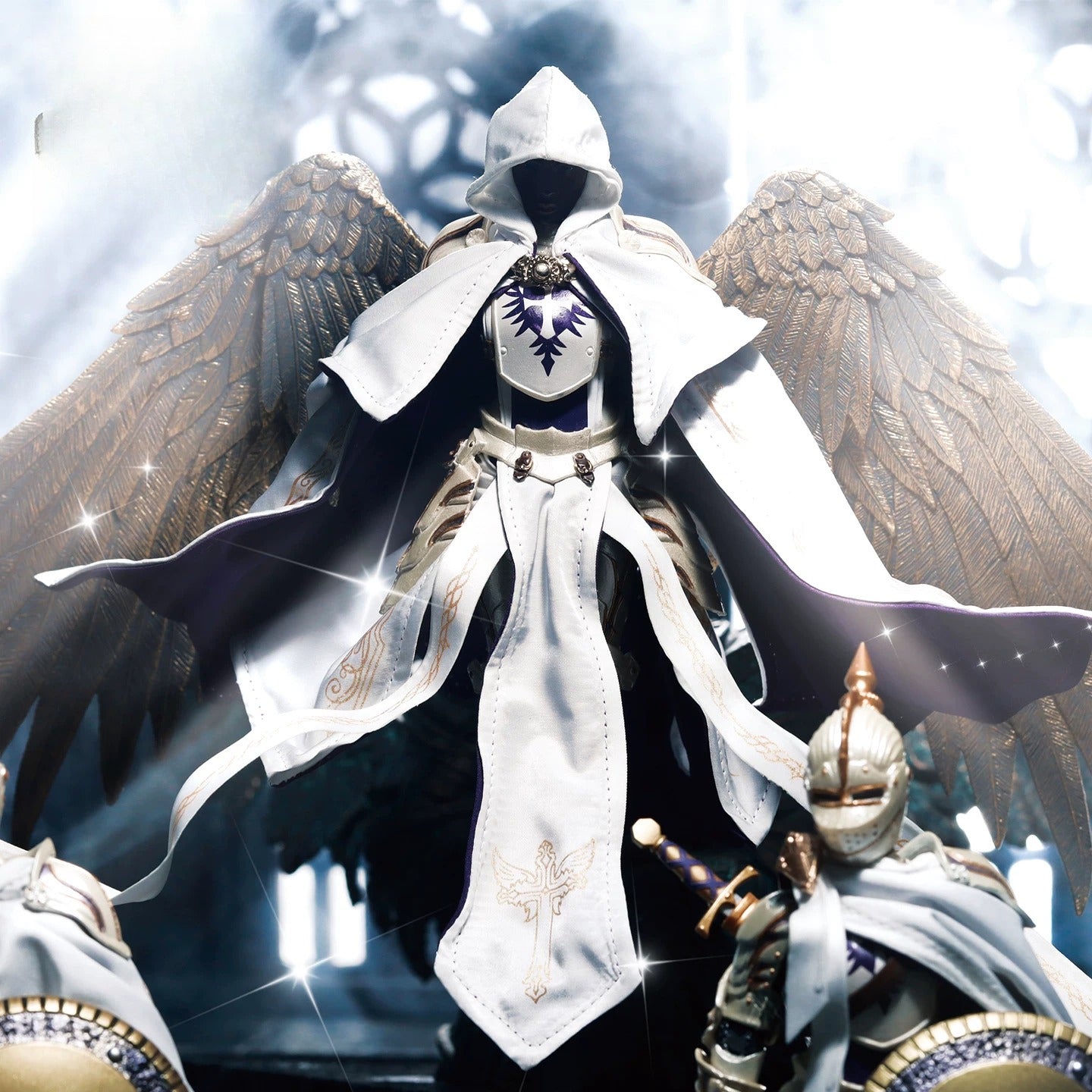 Replacement Cape for 1/12 Action Figure, Soft Goods Cloak for Gadriel Angel Warrior