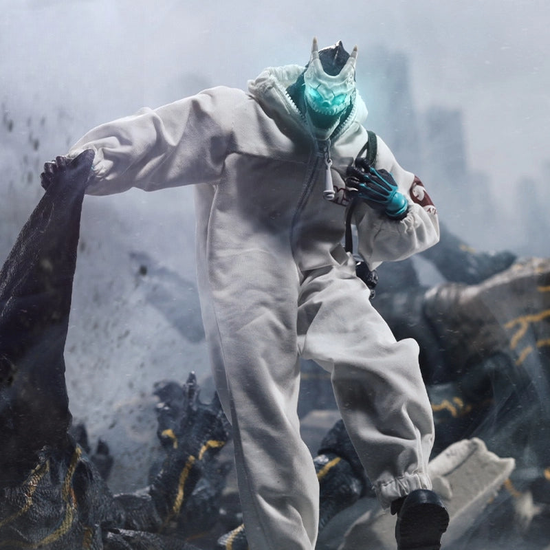 Replacement Protective Suit for 1/12 Action Figure, Soft Goods Outfit for Reno Ichikawa Kaiju No. 8