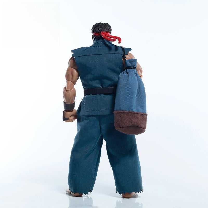 1/12 Action Figure Accessory Set, Tactical Training Bag & Soft Goods for Street Fighter 6 Inch