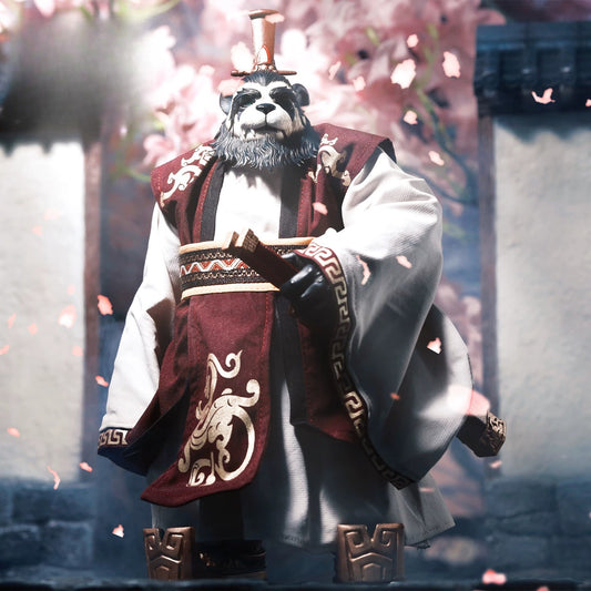 Replacement Cape for 7 Inch Action Figure, Chinese Style Cloak for Panda General Wu Qinglie