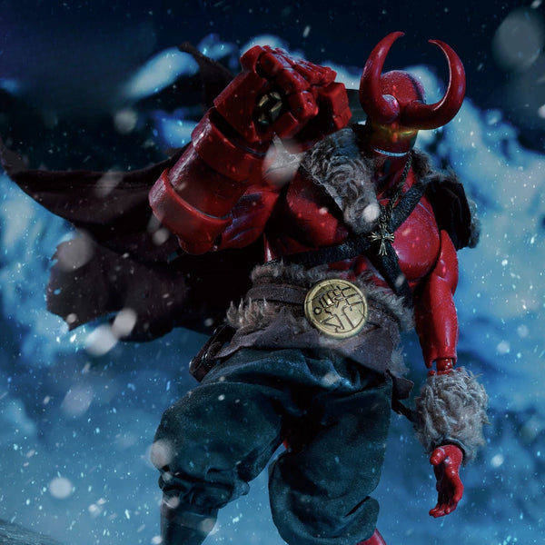 1000toys Hellboy 1/12 Scale Action Figure 30th Anniversary with Soft Goods Coat