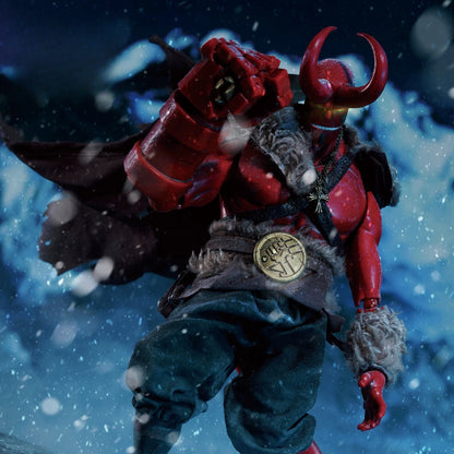 1000toys Hellboy 1/12 Scale Action Figure 30th Anniversary with Soft Goods Coat