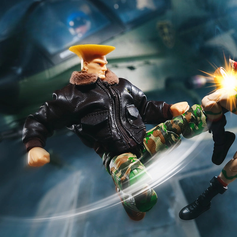 Replacement Cloth Outfit for 1/12 Action Figure, Soft Goods Uniform for Guile Street Fighter II