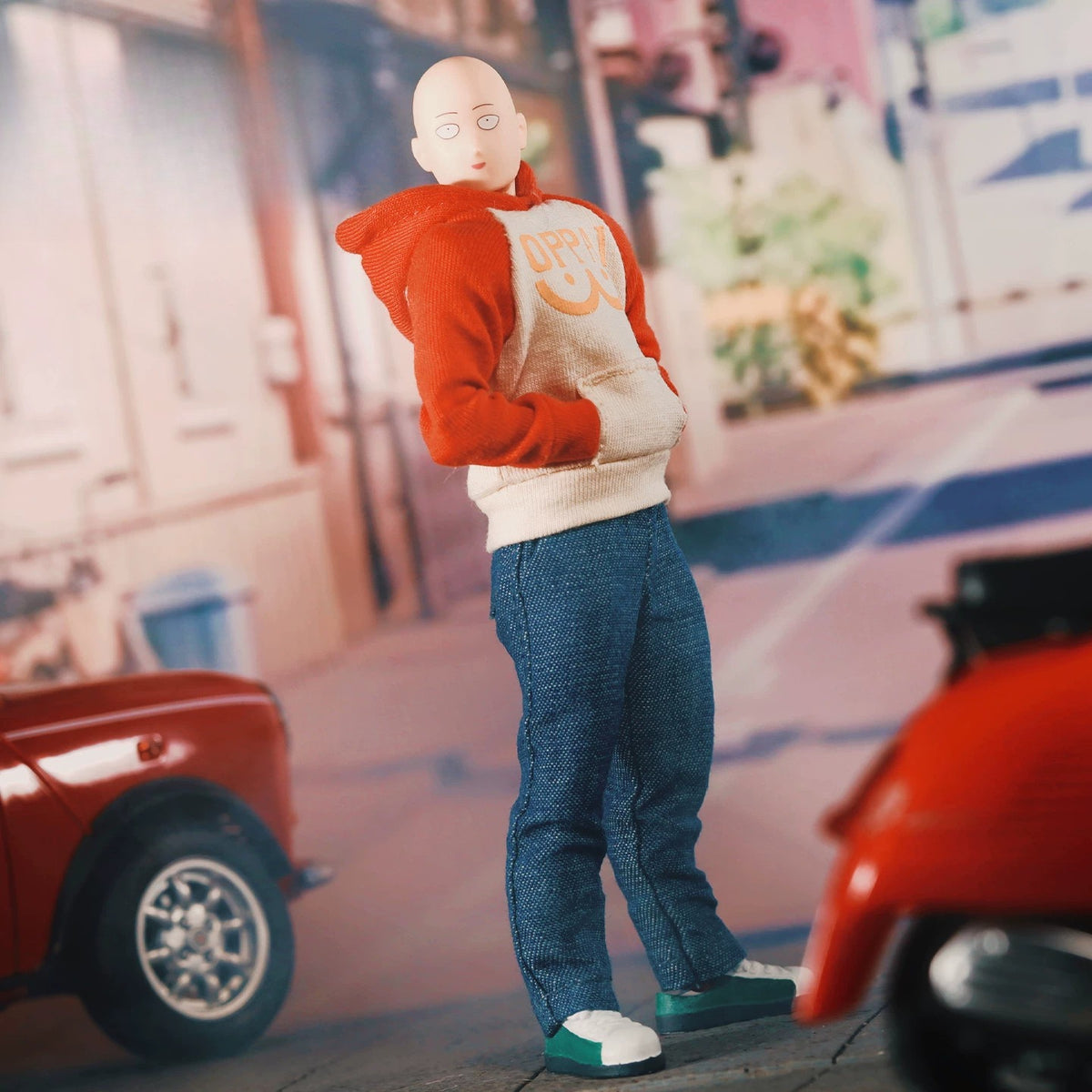 Replacement Casual Outfit for 1/12 Action Figure, Soft Goods Clothes for Saitama One-Punch Man