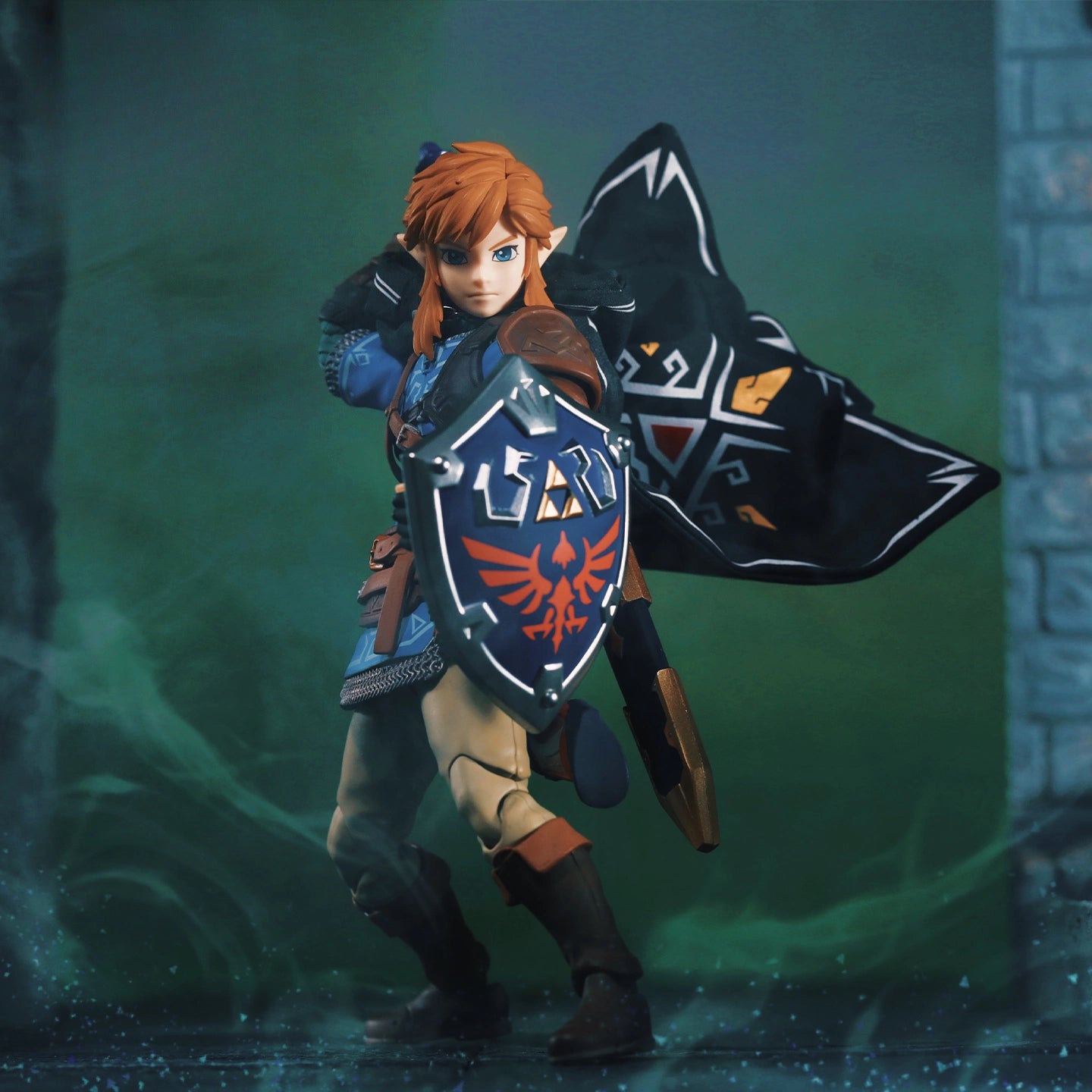 Replacement Cape for 1/12 Action Figure, Soft Goods Cloak for Link Tears of the Kingdom