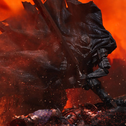 SH Figuarts Berserk Guts Custom Cape - Premium Soft Goods Replacement for Berserker Armor Black Swordsman Action Figure