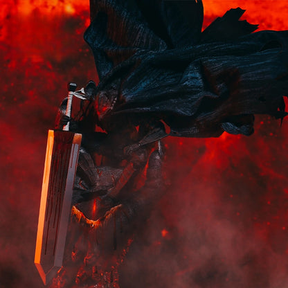 SH Figuarts Berserk Guts Custom Cape - Premium Soft Goods Replacement for Berserker Armor Black Swordsman Action Figure