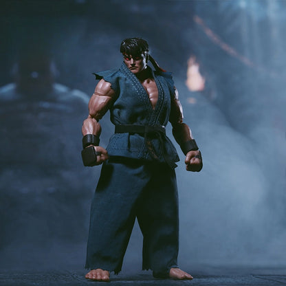 Replacement Cloth Set for 1/12 Action Figure, Soft Goods Gi Outfit for Ryu Street Fighter II