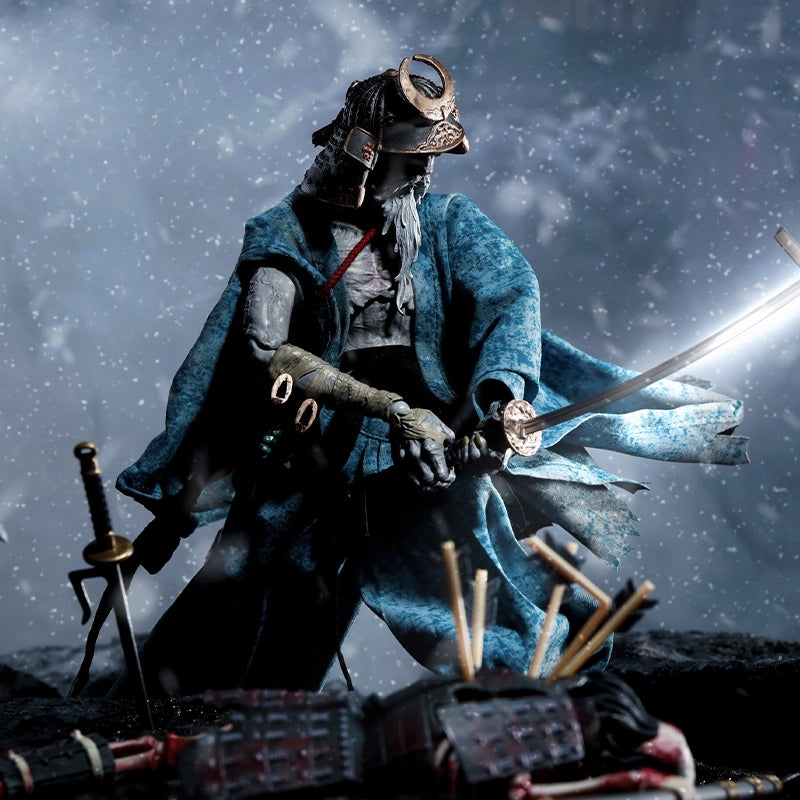 Replacement Ronin Outfit for 1/12 Action Figure, Soft Goods Samurai Costume for Kensai the Nameless One
