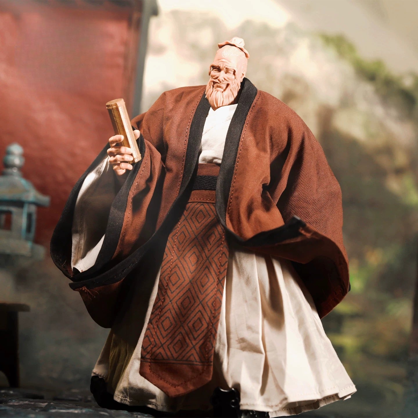 Replacement Robe Set for 1/12 Action Figure, Soft Goods Confucius Outfit for Big Guy 7 Inch