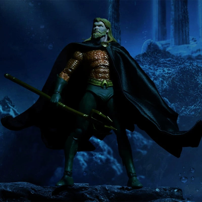 Replacement Cape for 7 Inch Action Figure, Soft Goods Custom Cloak for Aquaman Endless Winter DC Figure