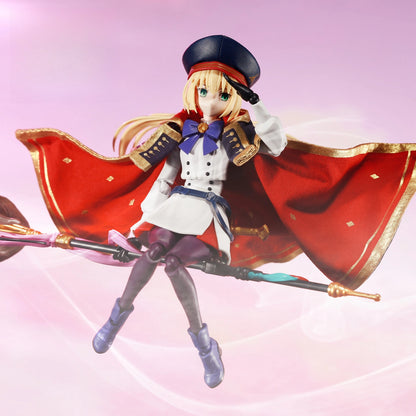 Replacement Cape for 1/12 Action Figure, Soft Goods Cloak for Artoria Caster Fate/Grand Order
